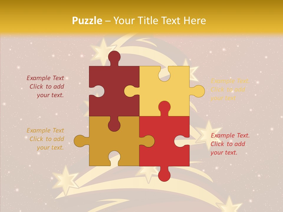 Festive Decoration Merry PowerPoint Template