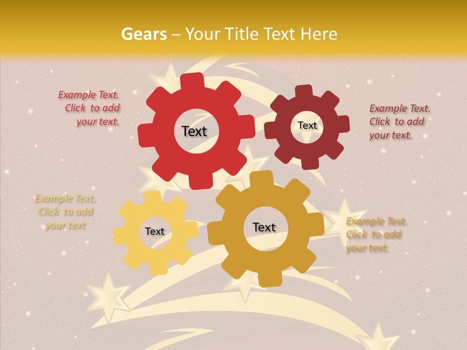 Festive Decoration Merry PowerPoint Template