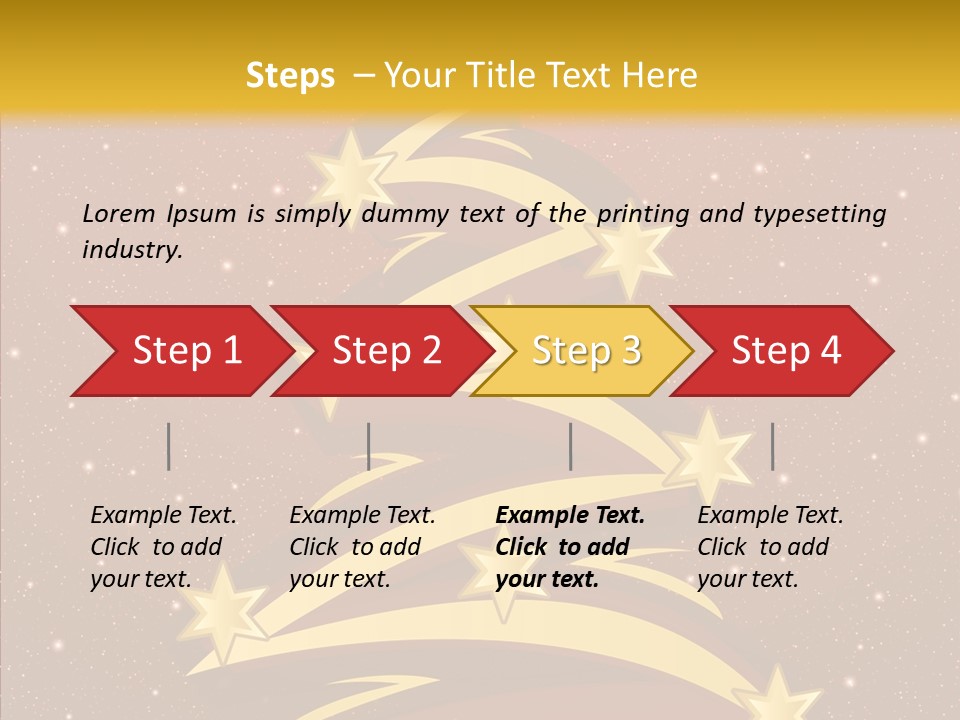 Festive Decoration Merry PowerPoint Template
