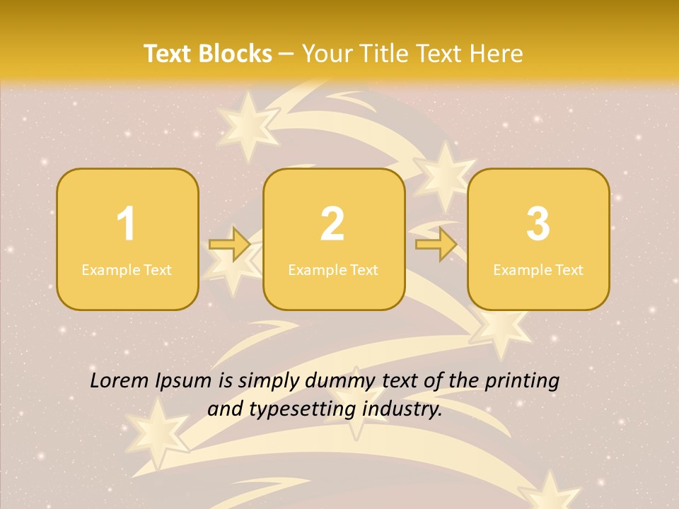 Festive Decoration Merry PowerPoint Template