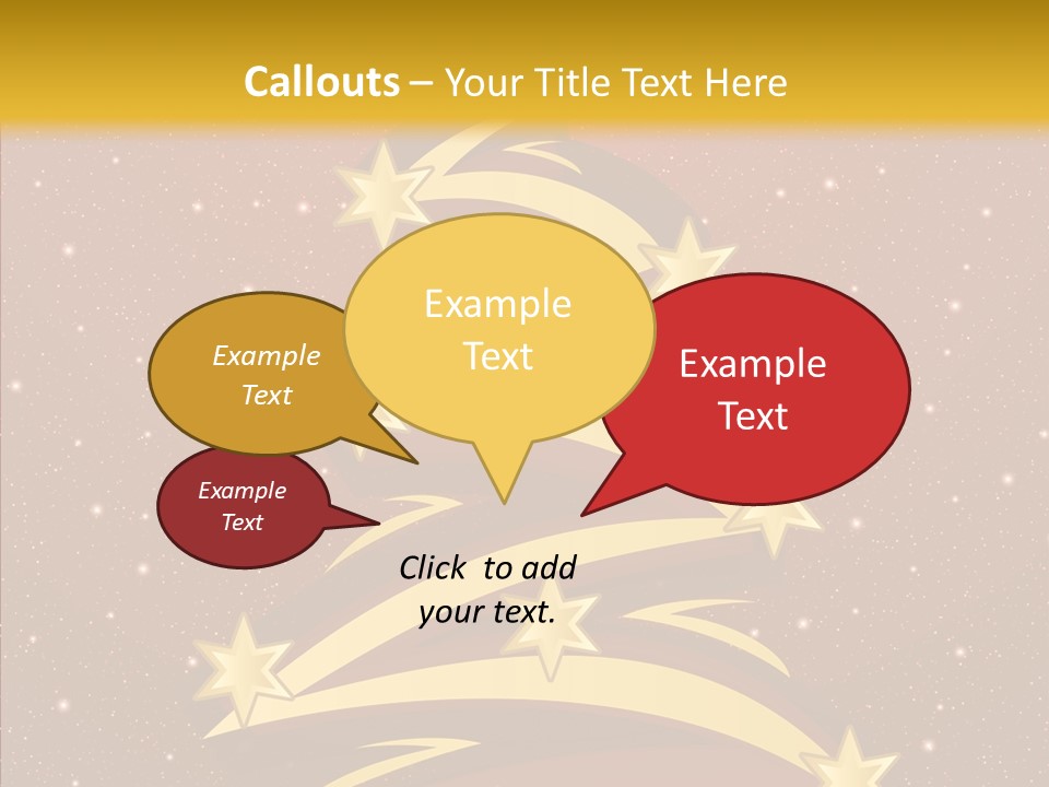 Festive Decoration Merry PowerPoint Template