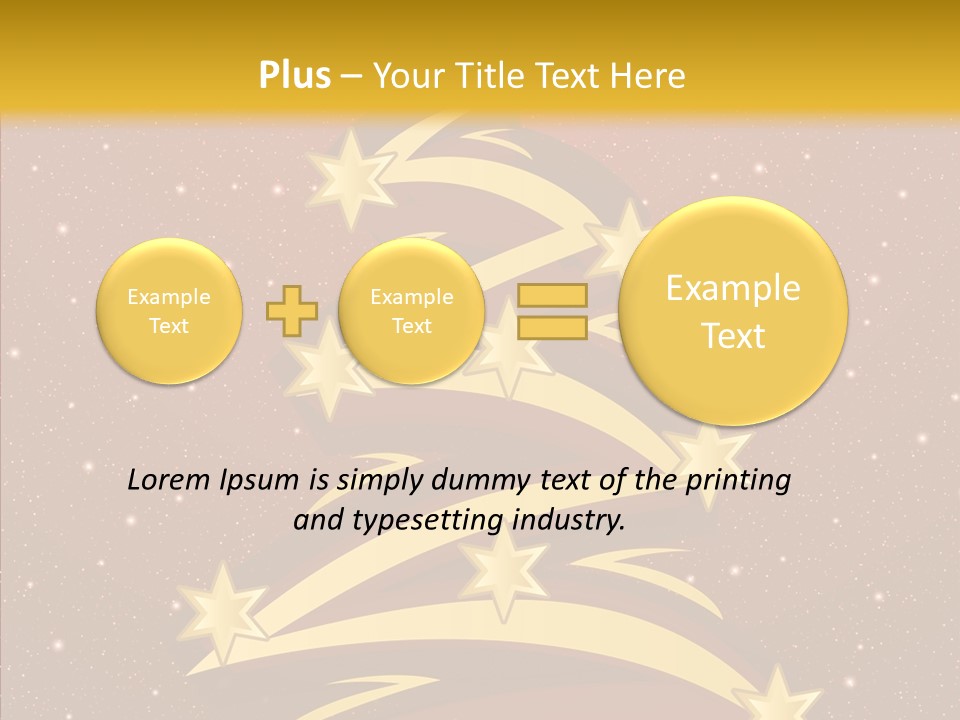 Festive Decoration Merry PowerPoint Template
