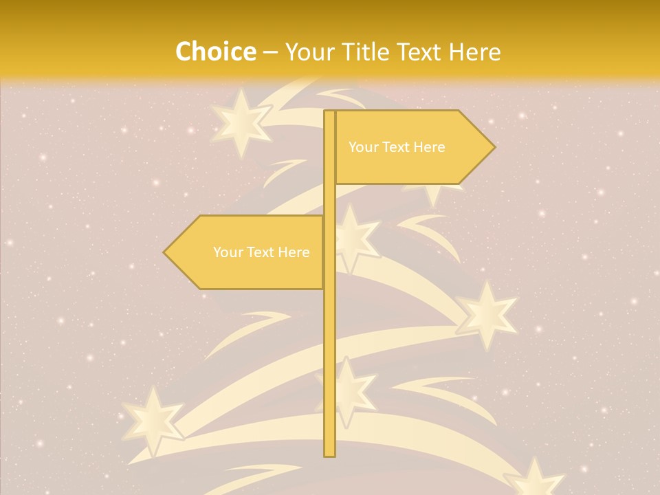 Festive Decoration Merry PowerPoint Template