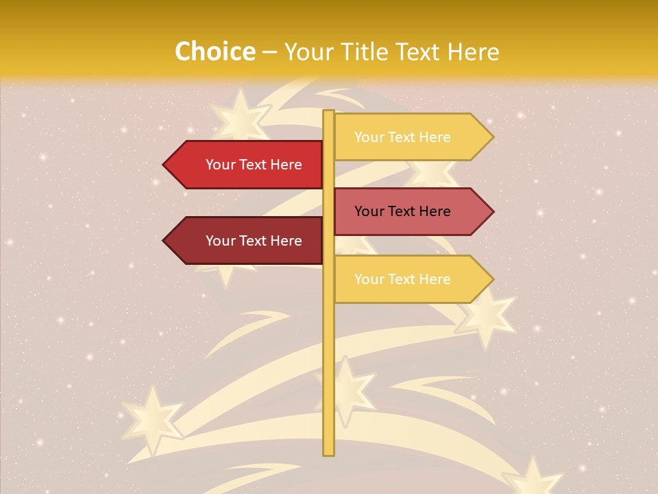 Festive Decoration Merry PowerPoint Template