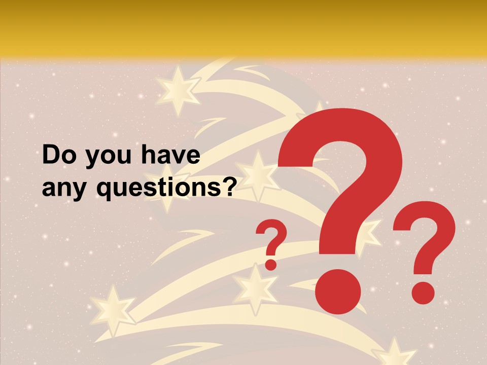 Festive Decoration Merry PowerPoint Template