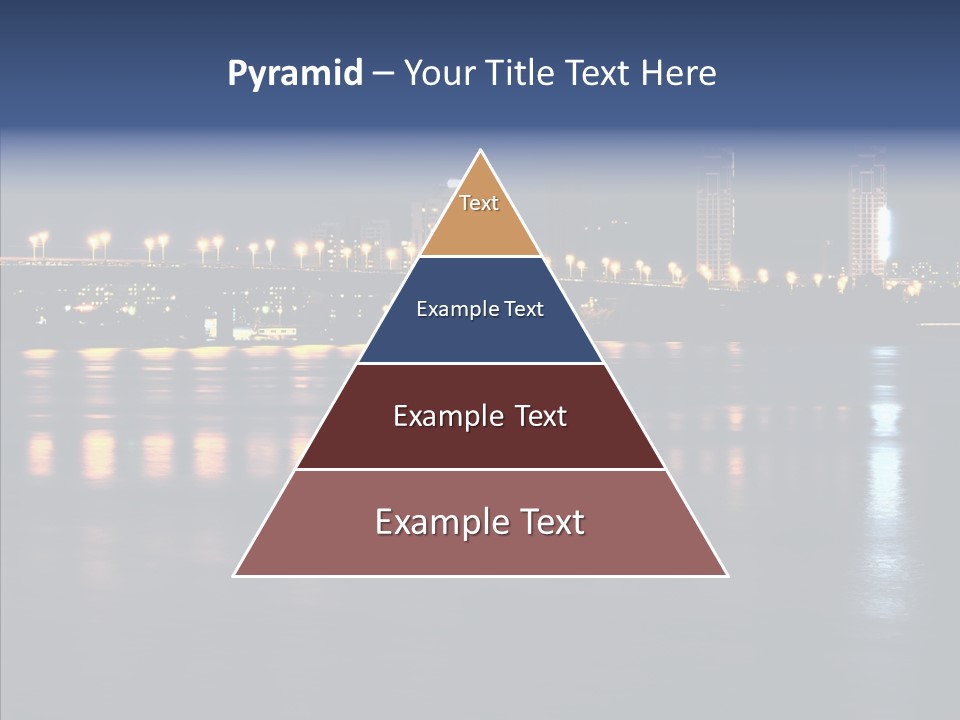 Night Exposure Cityscape PowerPoint Template