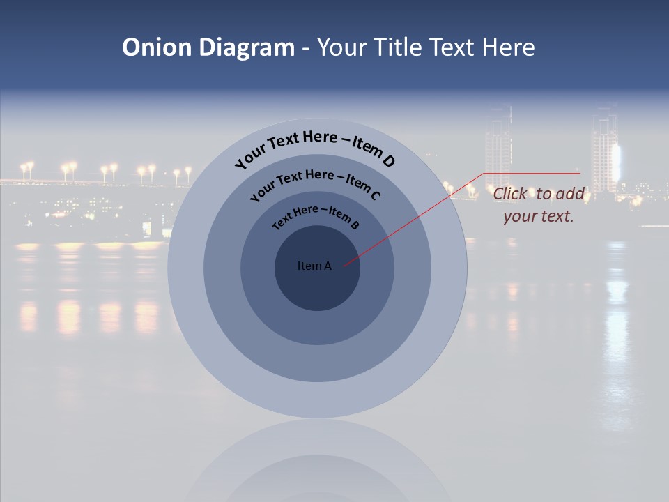 Night Exposure Cityscape PowerPoint Template