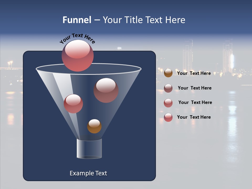 Night Exposure Cityscape PowerPoint Template