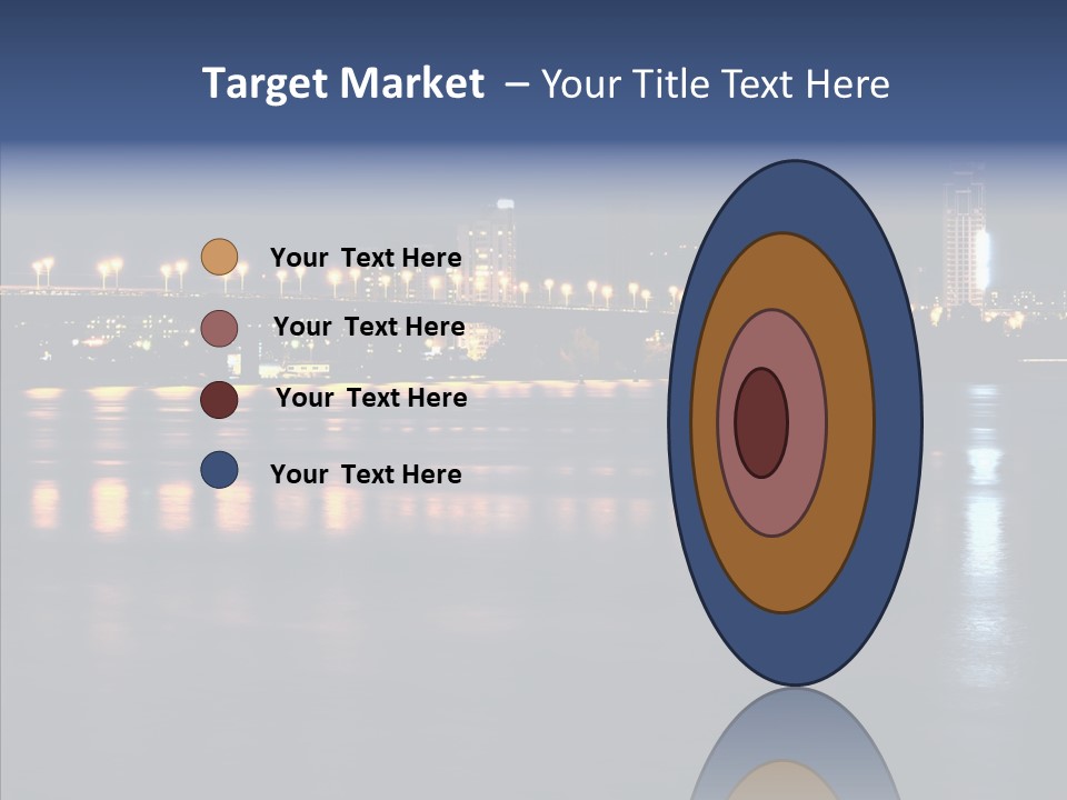 Night Exposure Cityscape PowerPoint Template