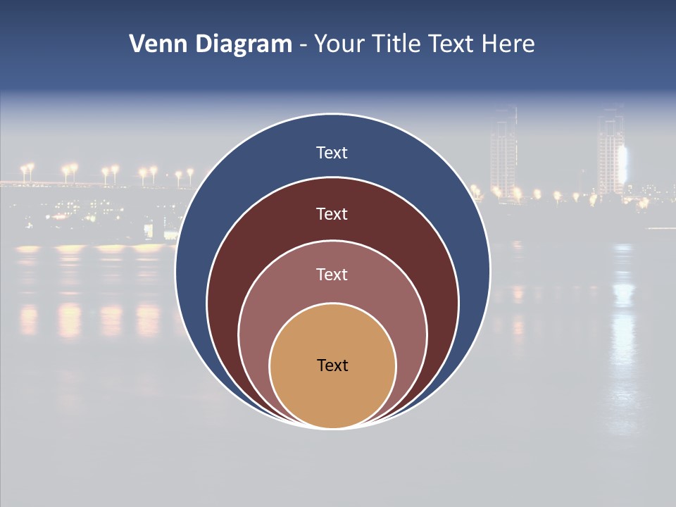 Night Exposure Cityscape PowerPoint Template