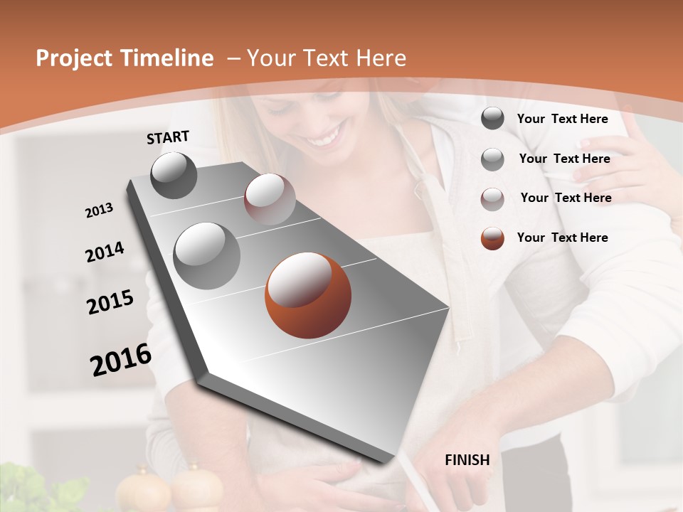 Humorou Management Together PowerPoint Template