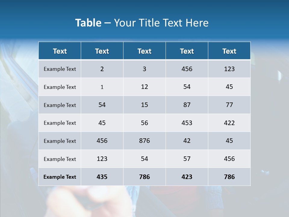 Li Ten Per On Itting PowerPoint Template