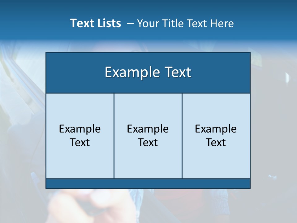Li Ten Per On Itting PowerPoint Template