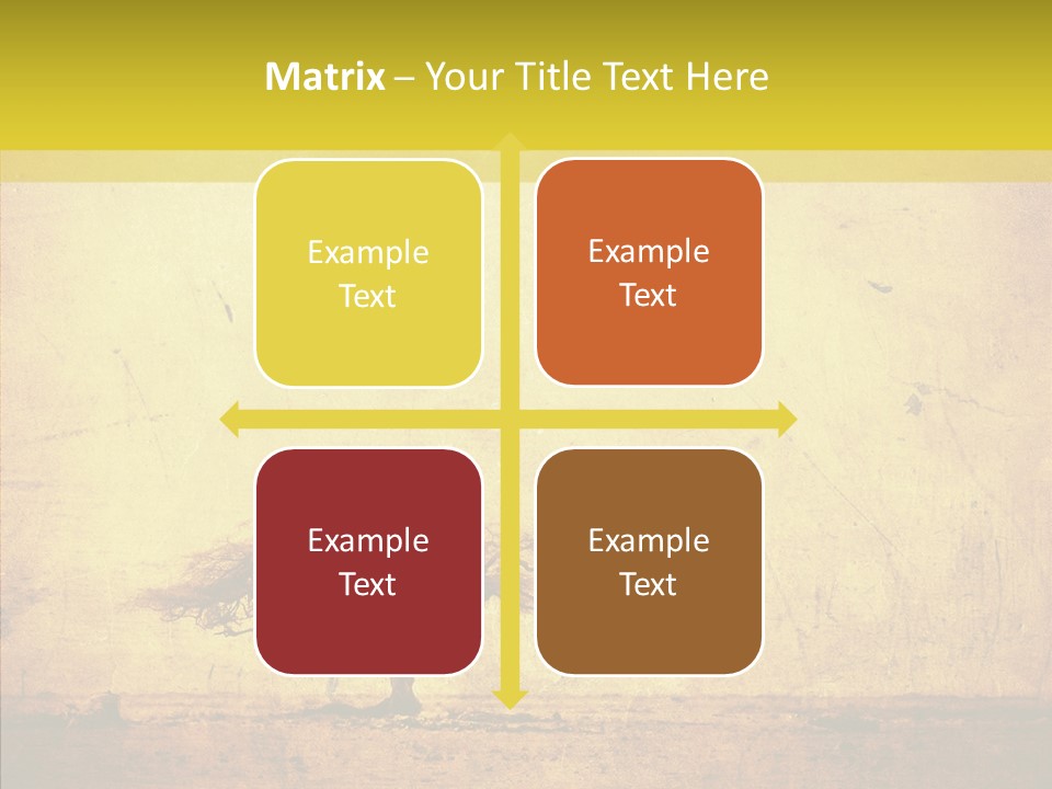 Texture Silhouette Grass PowerPoint Template