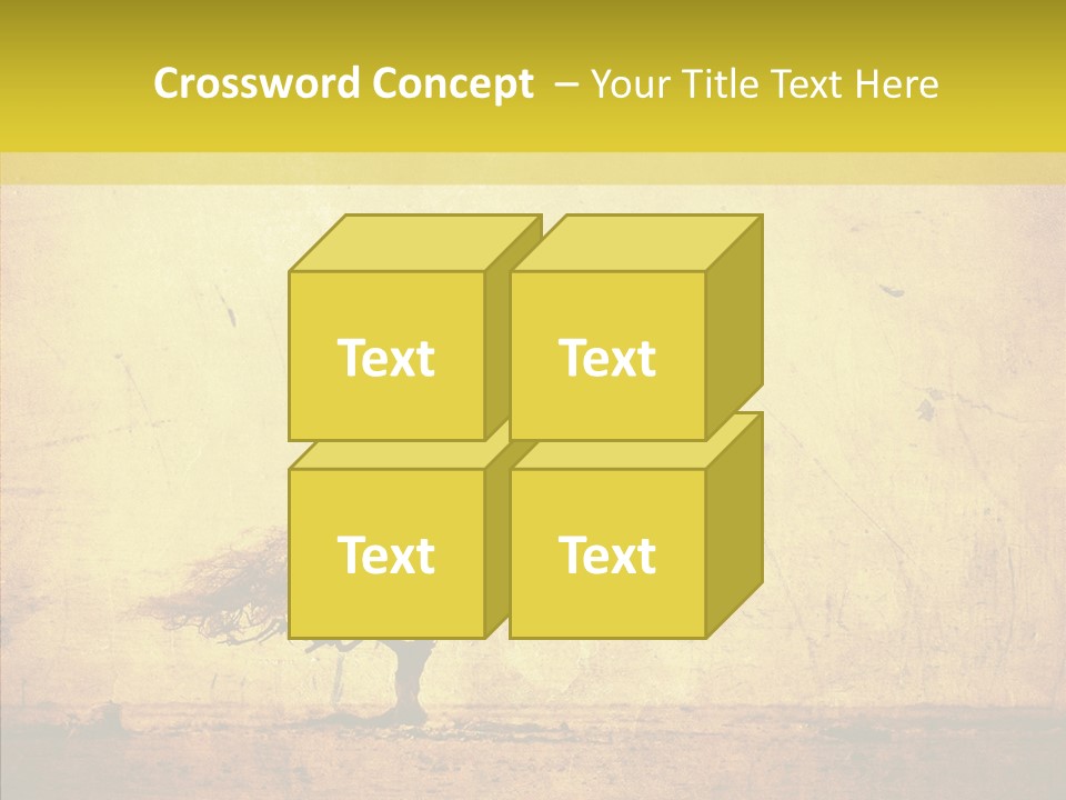 Texture Silhouette Grass PowerPoint Template