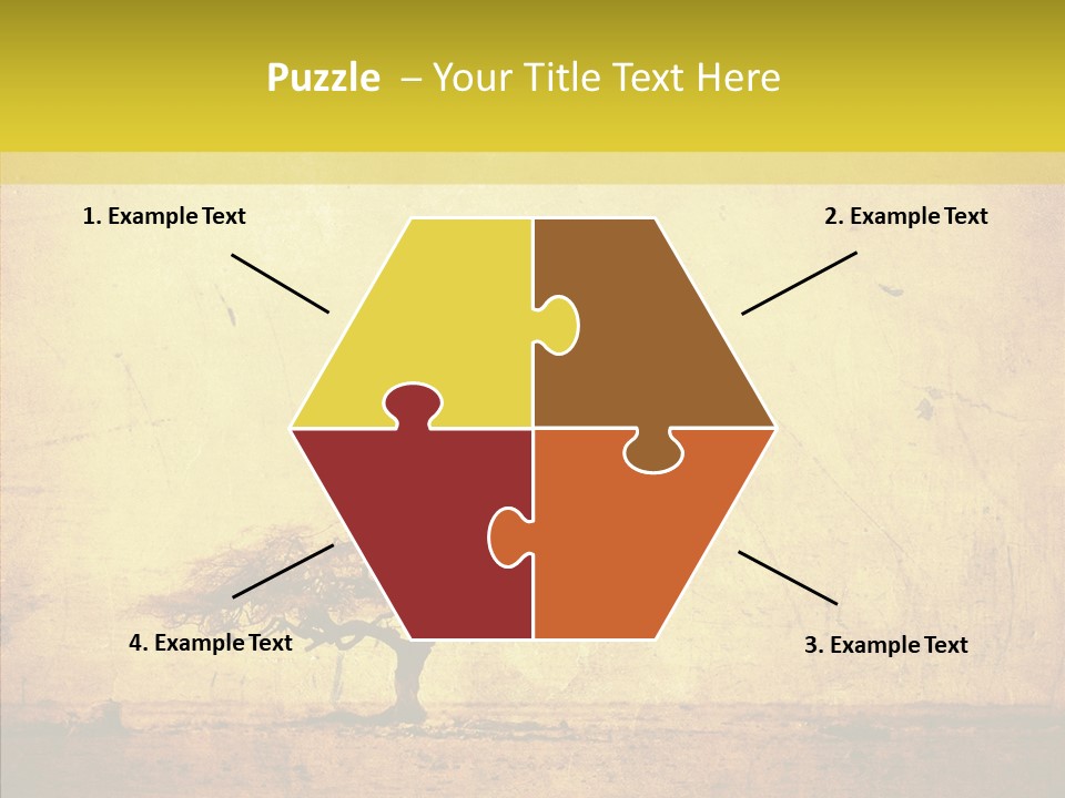 Texture Silhouette Grass PowerPoint Template