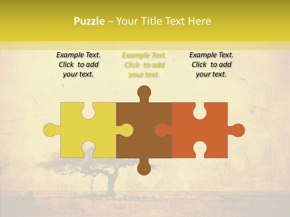 Texture Silhouette Grass PowerPoint Template