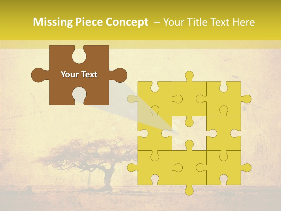 Texture Silhouette Grass PowerPoint Template