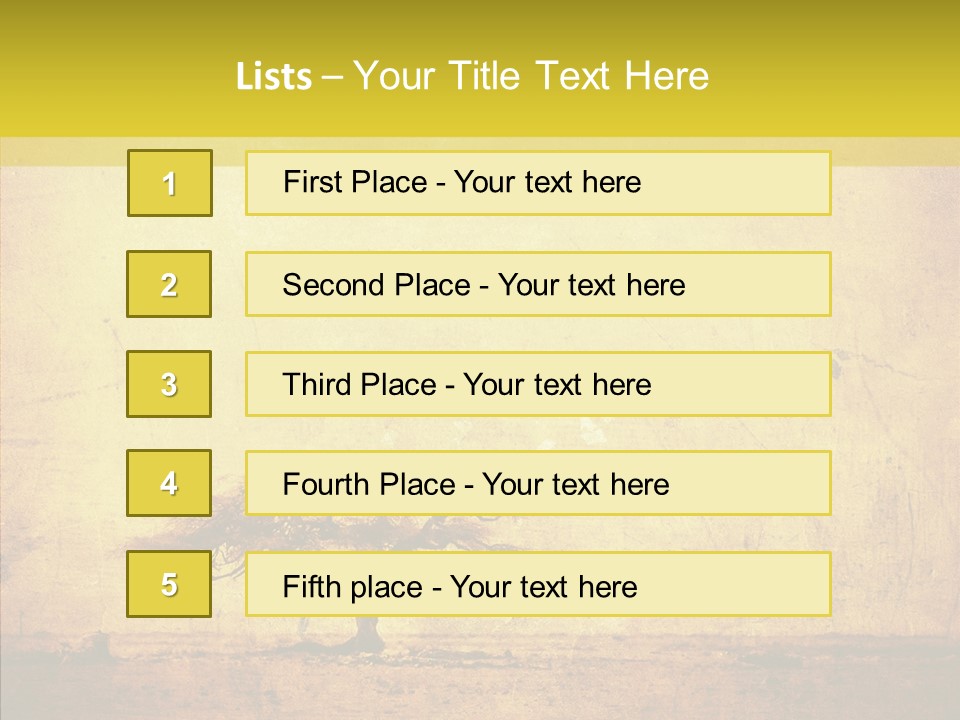 Texture Silhouette Grass PowerPoint Template