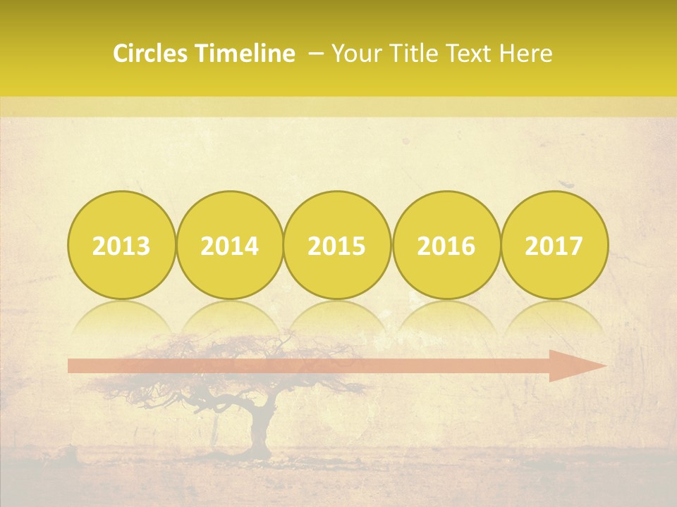 Texture Silhouette Grass PowerPoint Template