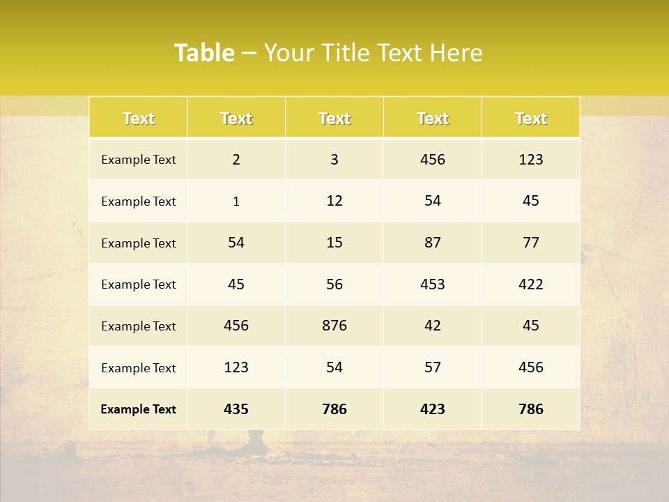 Texture Silhouette Grass PowerPoint Template