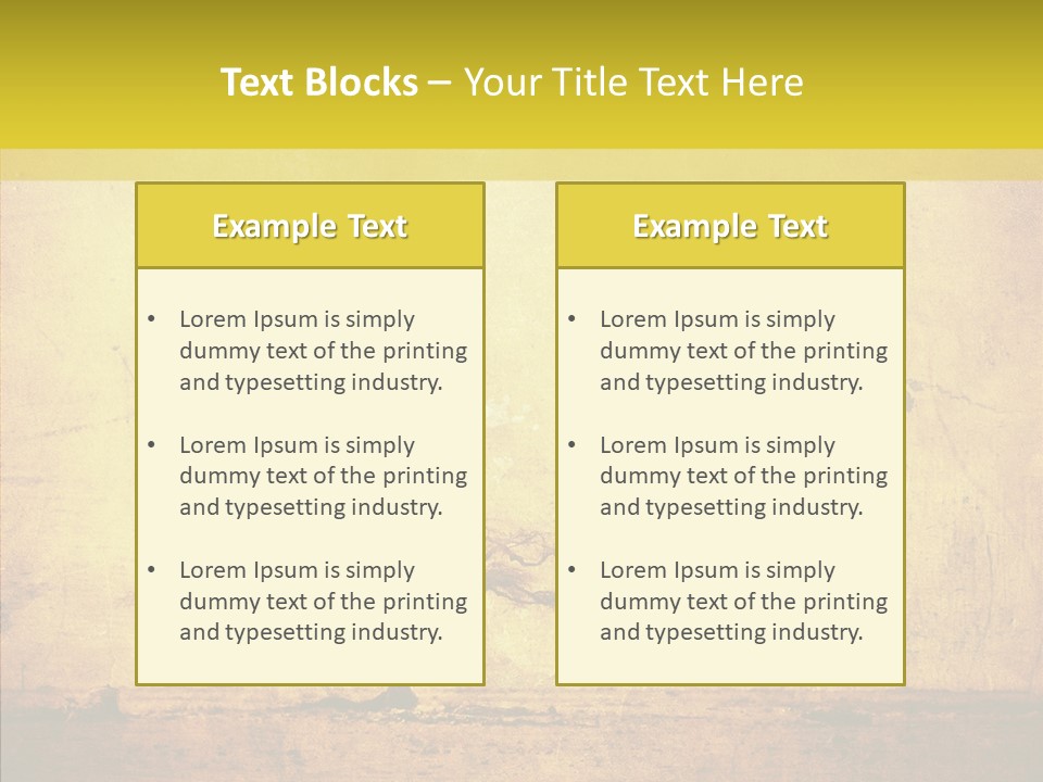 Texture Silhouette Grass PowerPoint Template