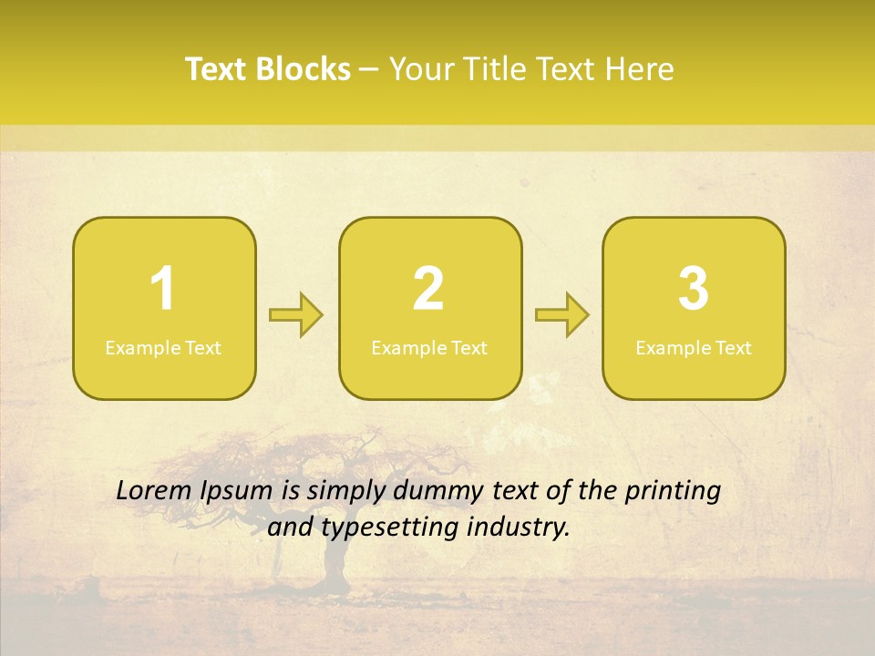 Texture Silhouette Grass PowerPoint Template