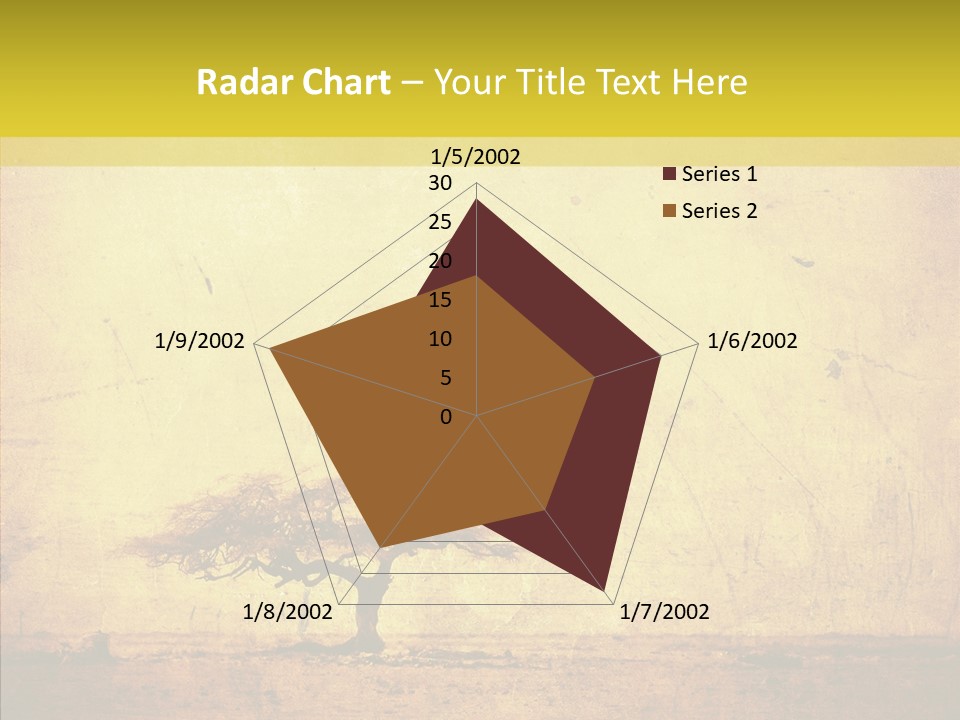 Texture Silhouette Grass PowerPoint Template