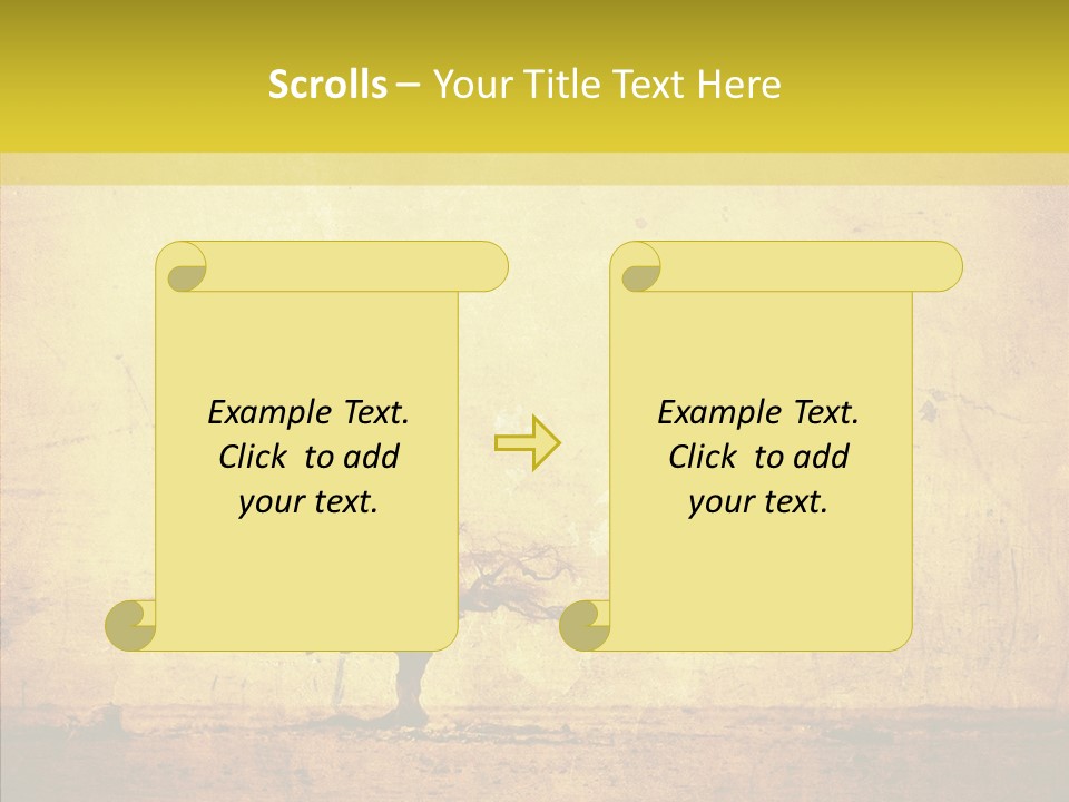 Texture Silhouette Grass PowerPoint Template