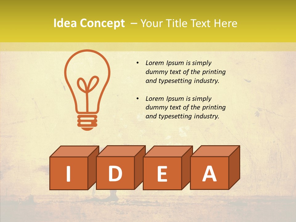 Texture Silhouette Grass PowerPoint Template