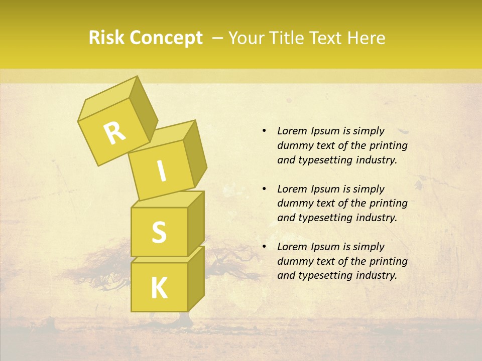 Texture Silhouette Grass PowerPoint Template