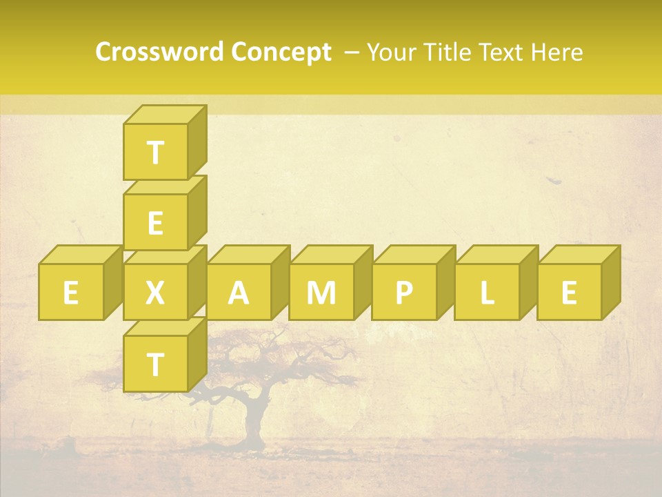 Texture Silhouette Grass PowerPoint Template