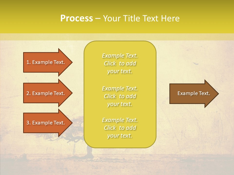 Texture Silhouette Grass PowerPoint Template