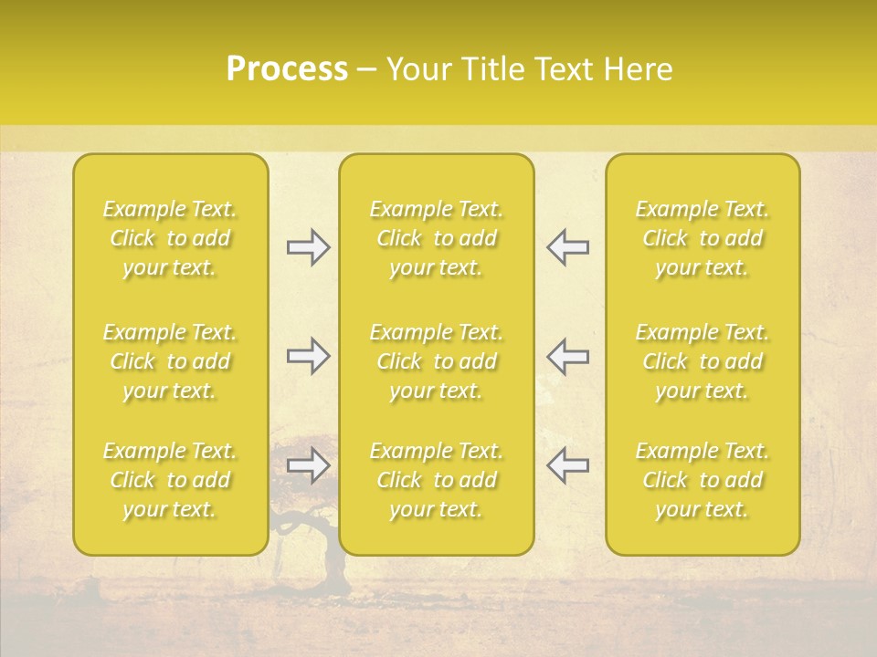 Texture Silhouette Grass PowerPoint Template