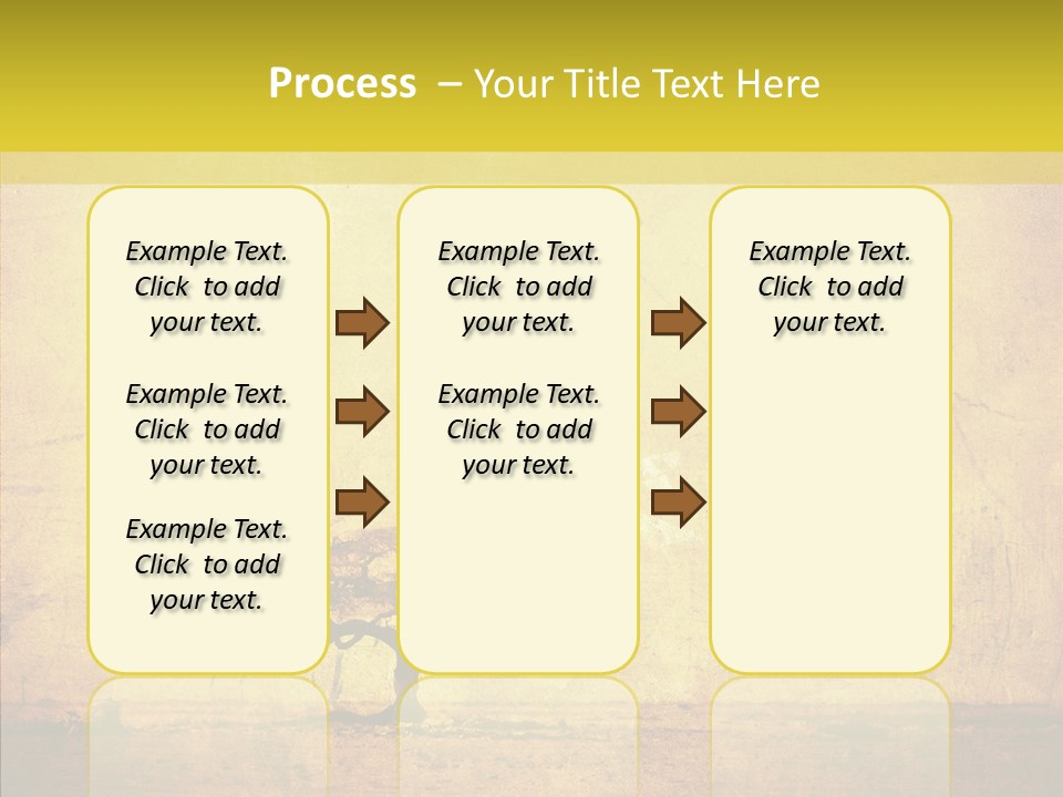 Texture Silhouette Grass PowerPoint Template