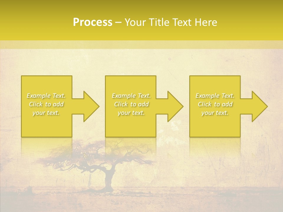 Texture Silhouette Grass PowerPoint Template