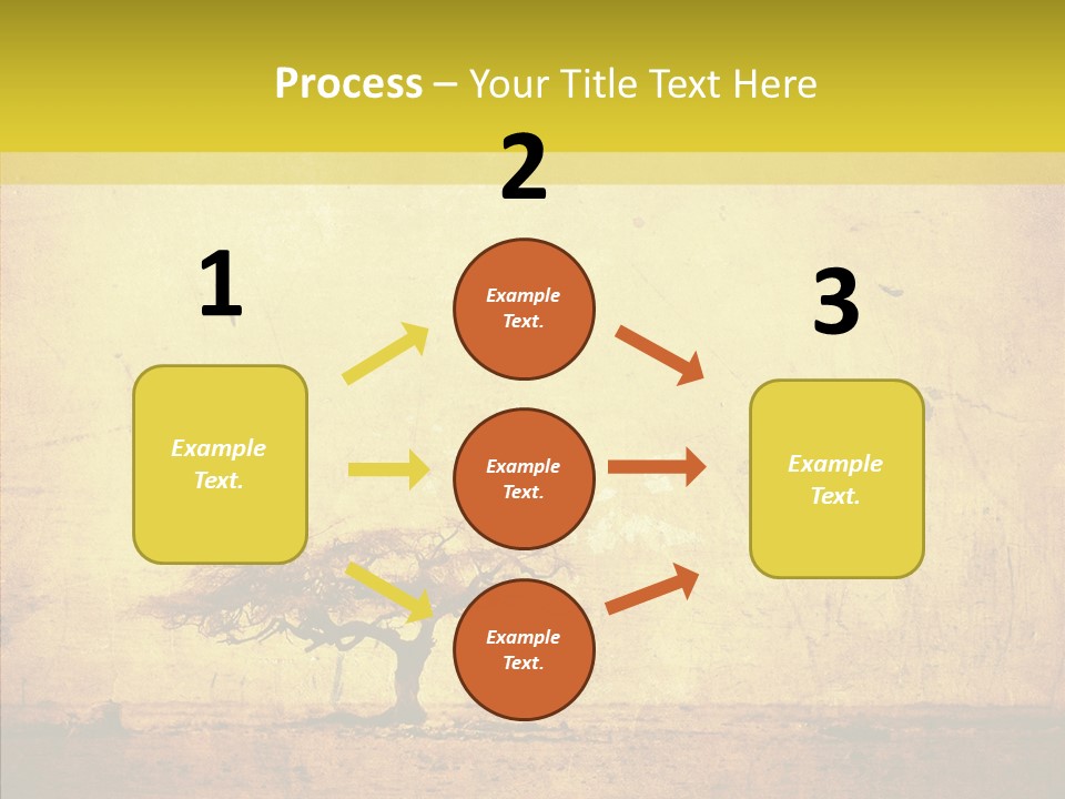 Texture Silhouette Grass PowerPoint Template