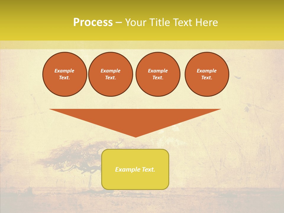 Texture Silhouette Grass PowerPoint Template