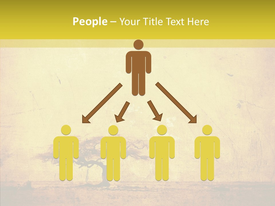 Texture Silhouette Grass PowerPoint Template