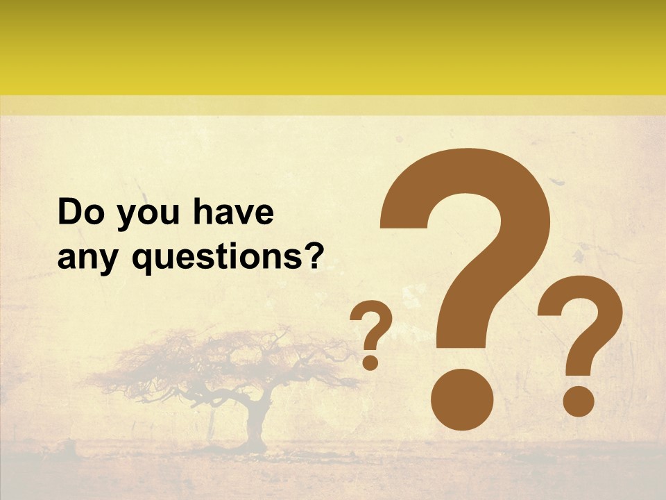 Texture Silhouette Grass PowerPoint Template