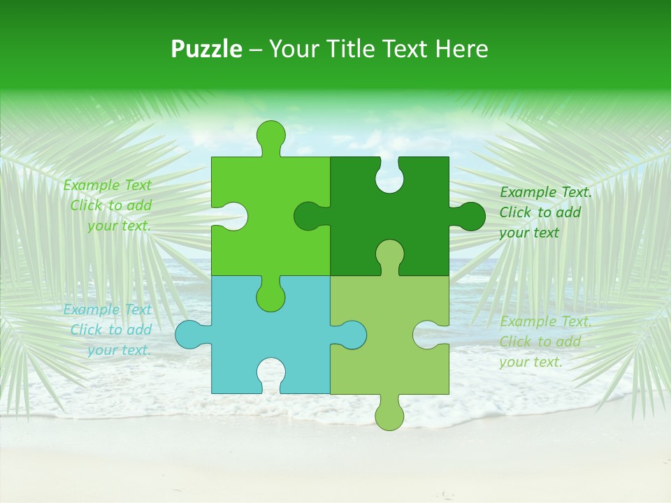 Sea Wavy Beauty PowerPoint Template