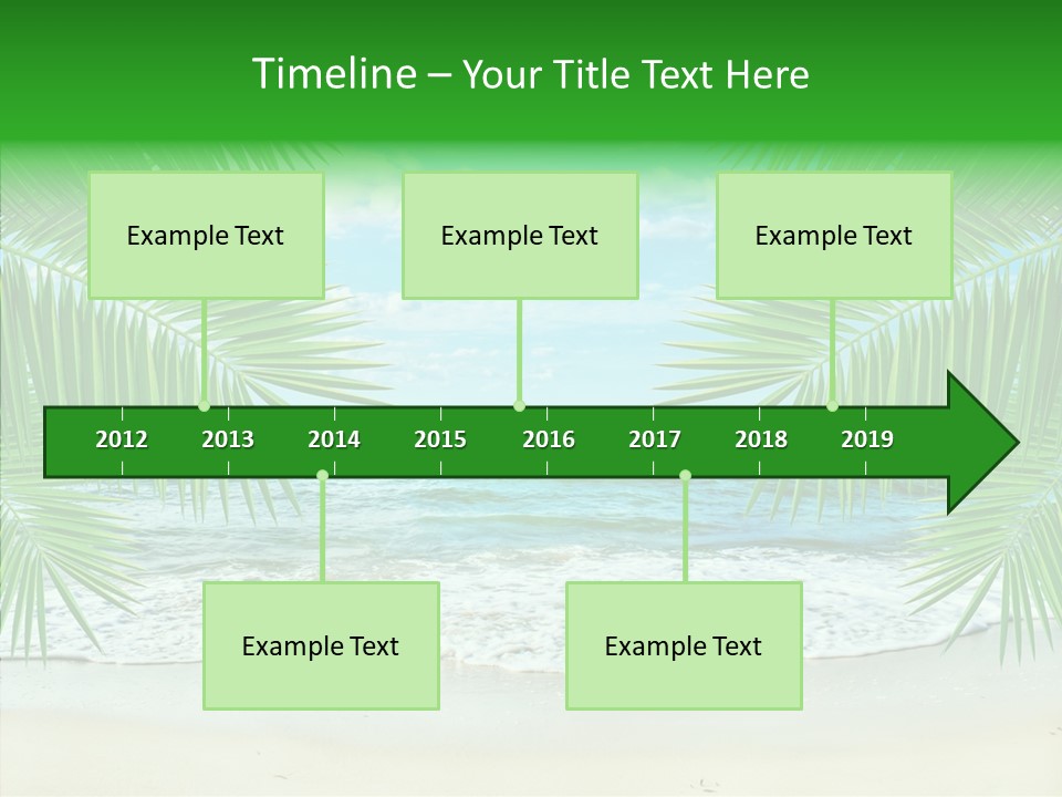 Sea Wavy Beauty PowerPoint Template