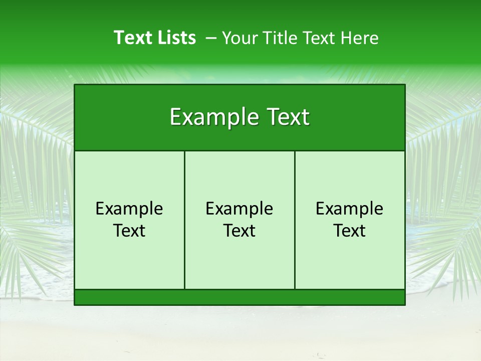Sea Wavy Beauty PowerPoint Template