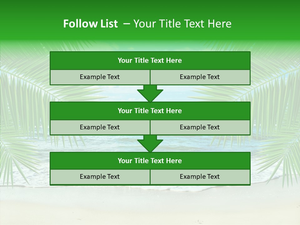 Sea Wavy Beauty PowerPoint Template