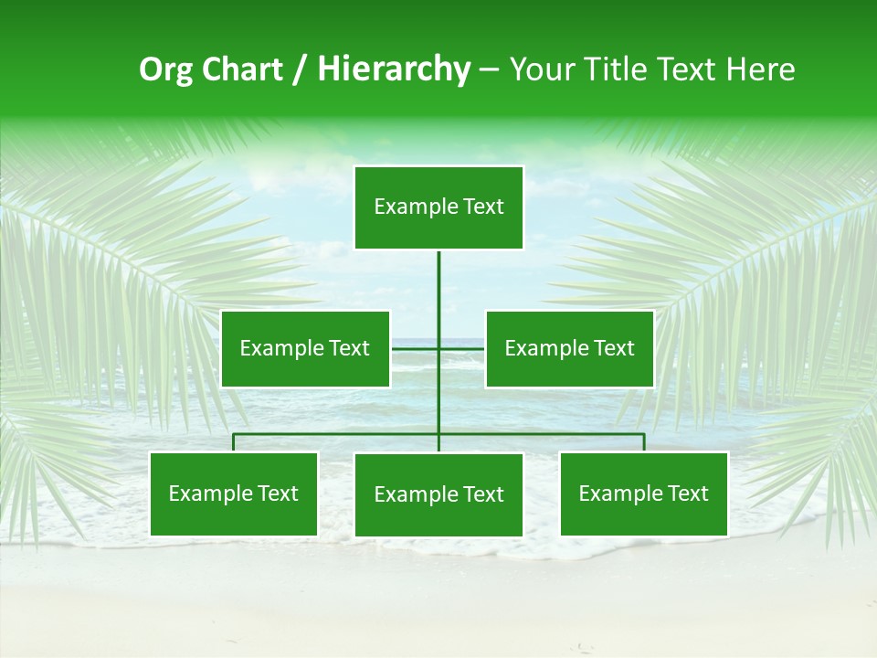 Sea Wavy Beauty PowerPoint Template