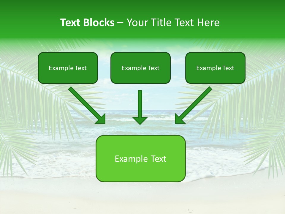 Sea Wavy Beauty PowerPoint Template