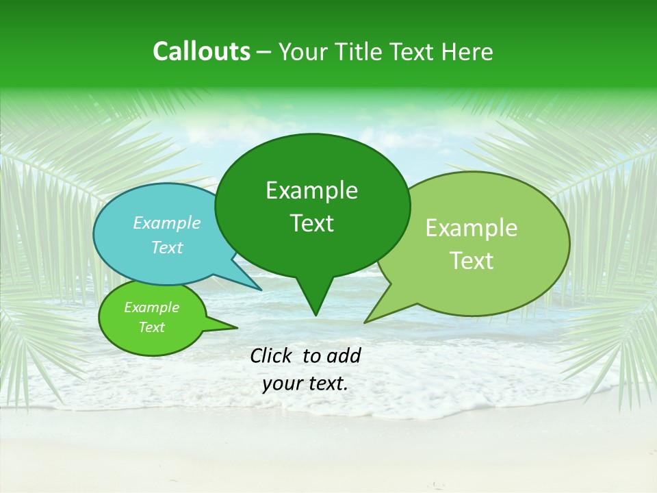 Sea Wavy Beauty PowerPoint Template