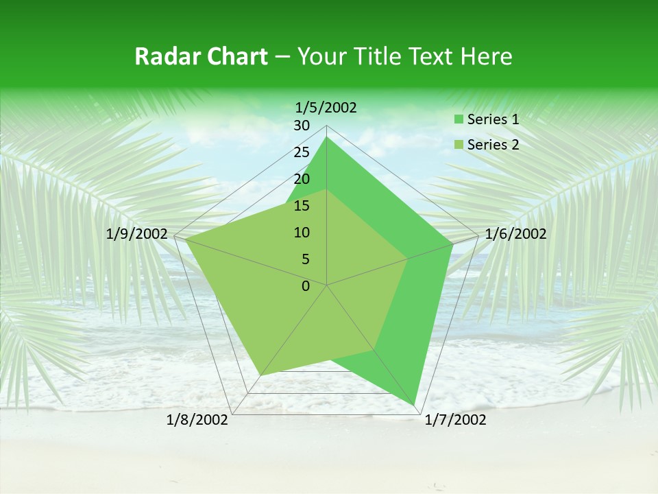 Sea Wavy Beauty PowerPoint Template