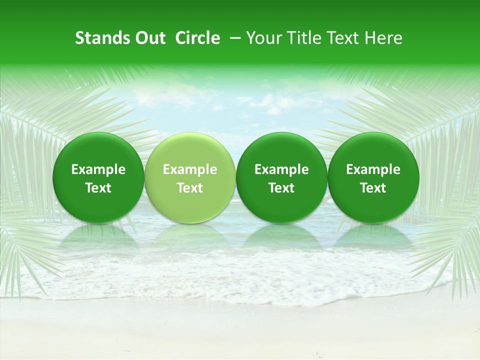 Sea Wavy Beauty PowerPoint Template