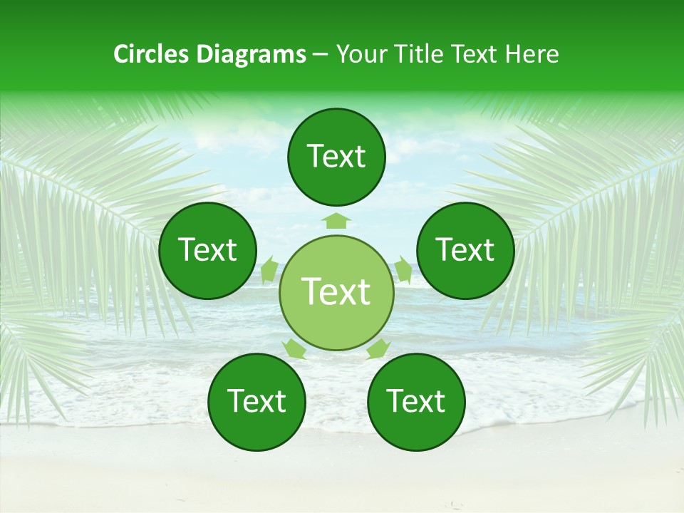 Sea Wavy Beauty PowerPoint Template